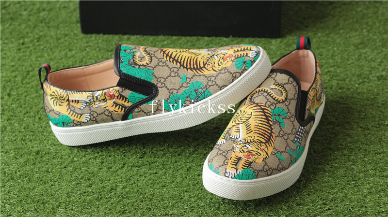 GC Brand Sneaker Low Top Tiger Pattern
